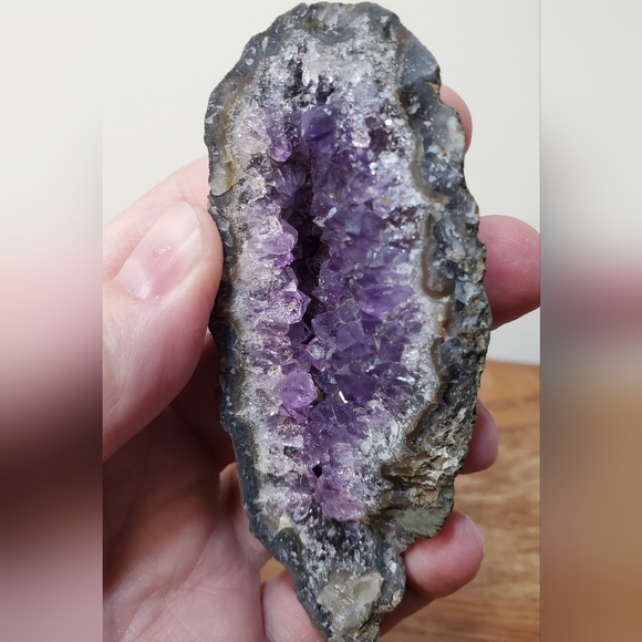 Amethyst Crystals Slice - Picture 12 of 15